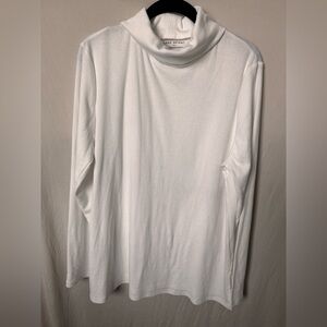 Lane Bryant White Long Sleeve Top